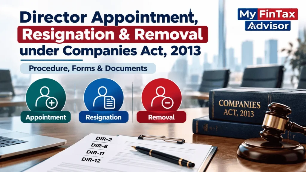 Director Appointment, Resignation and Removal under Companies Act 2013